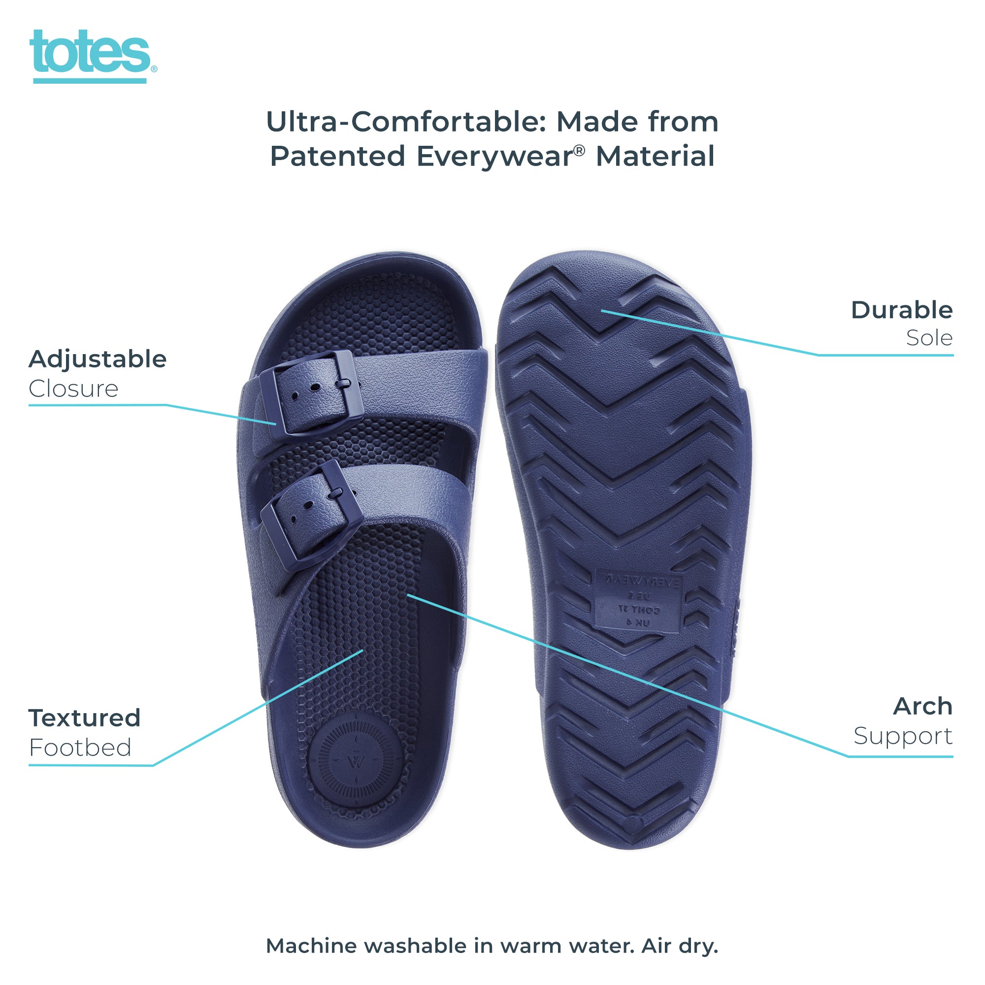 Women's Adjustable Double Buckle Slide - Image 6