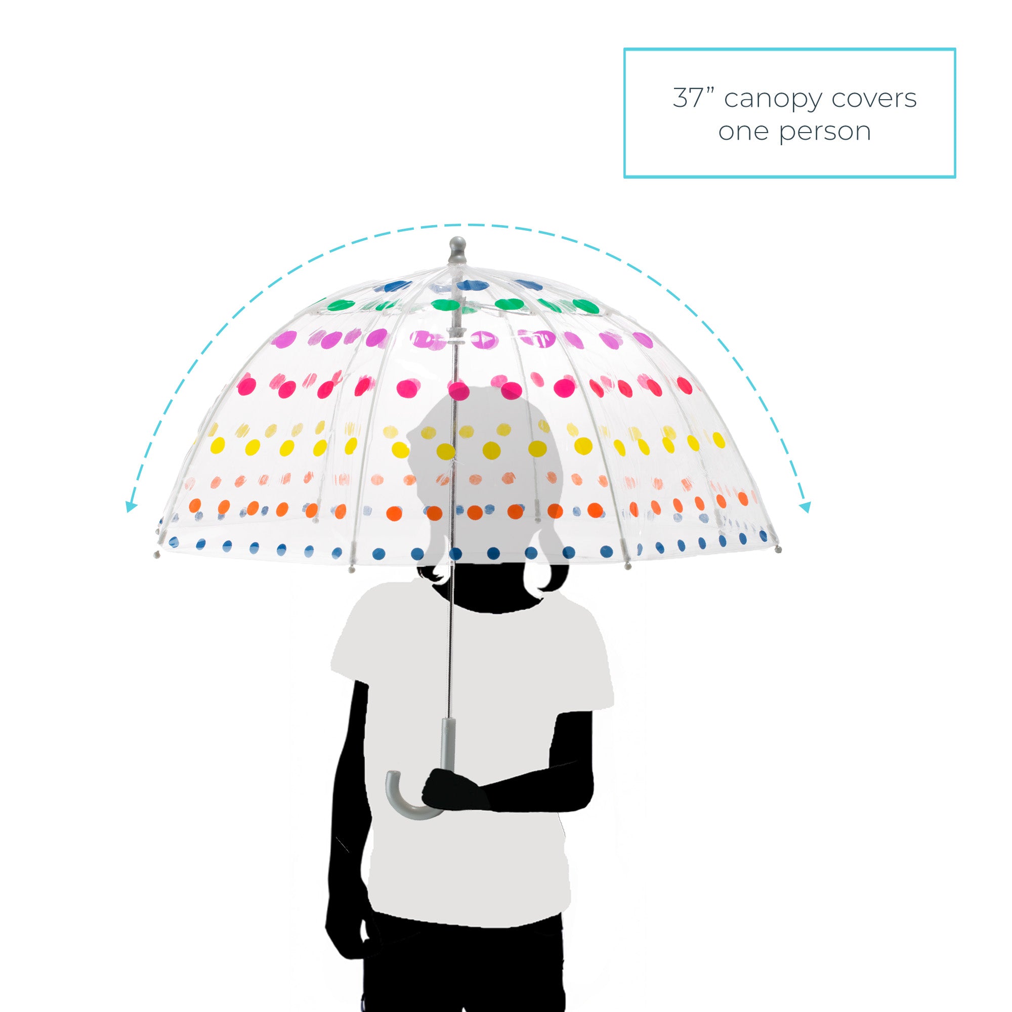 Kid's Clear Bubble Umbrella - Image 5