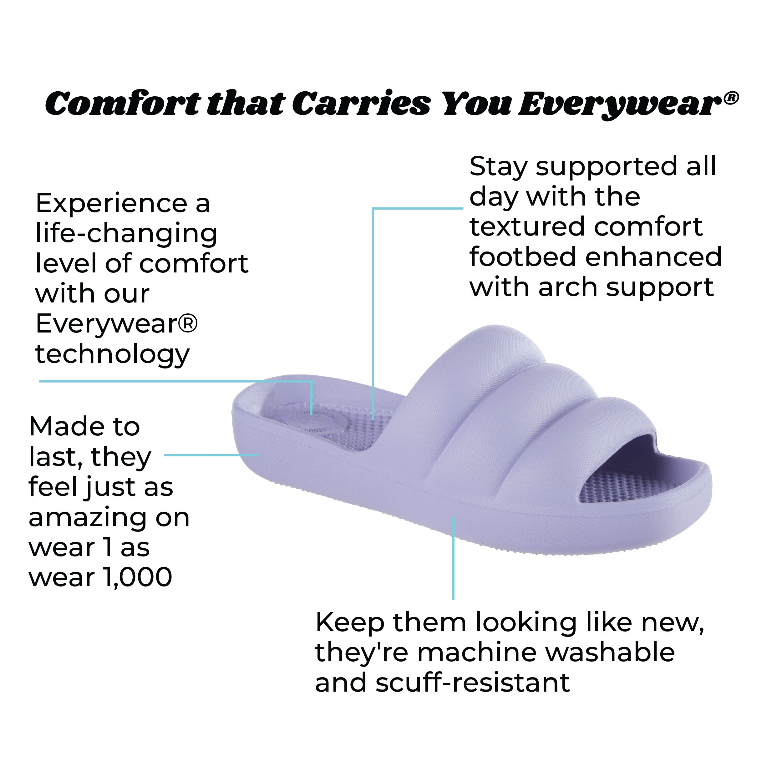 Women's Puffy Platform Slide - Image 6